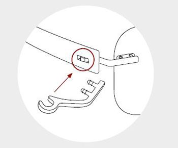Hinge 1 - Snap hinge